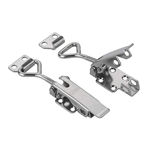 FTsolid [2er Set] einstellbarer Spannverschluss aus Edelstahl ESS1 Kistenverschluss rostfrei verstellbar Hebelverschluss Sicherheitsverschluss von FTsolid