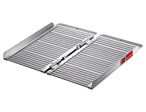 FTsolid Rollstuhlrampe aus Aluminium klappbar (60cm Länge, 70cm Breite) von FTsolid