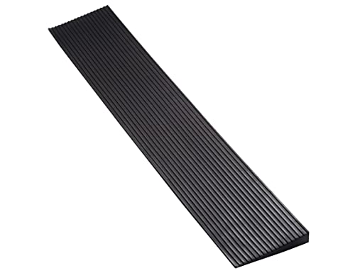 FTsolid Türschwellenrampe 2,5cm Rollstuhlrampe Gummirampe Auffahrrampe Schwellenrampe Bordsteinrampe für Rollstuhl, Kinderwagen, Rollator oder e Scooter von FTsolid