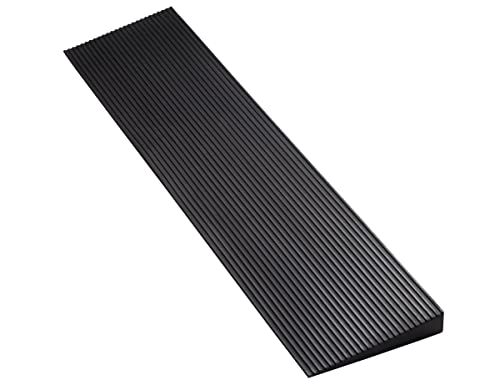 FTsolid Türschwellenrampe 3,5cm Rollstuhlrampe Gummirampe Auffahrrampe Schwellenrampe Bordsteinrampe für Rollstuhl, Kinderwagen, Rollator oder e Scooter von FTsolid