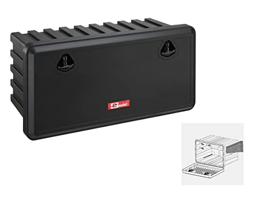 FTsolid Unterbaubox Staukasten (1000x500x460) Anhängerkiste Gurtkiste Staubox Unterflurbox Werkzeugkiste (Box + horizontale Halterung) von FTsolid