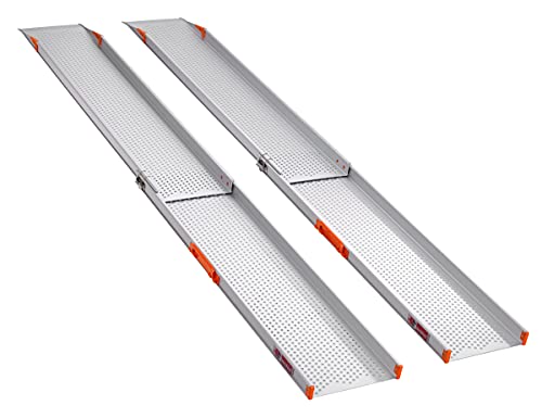 FTsolid extrabreite Teleskoprampen Teleskopschiene Rollstuhlrampe Auffahrschiene aus Aluminium für Rollstuhl, Rollator oder Kinderwagen, Auffahrrampe für Treppen, Rampe FTsolid extrabreite Teleskoprampen Teleskopschiene Rollstuhlrampe Auffahrschiene aus Aluminium für Rollstuhl, Rollator oder Kinderwagen, Auffahrrampe für Treppen, Rampe von FTsolid