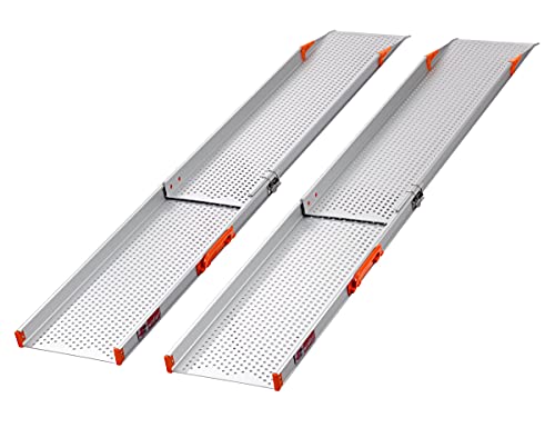 FTsolid extrabreite Teleskoprampen Teleskopschiene Rollstuhlrampe Auffahrschiene aus Aluminium für Rollstuhl, Rollator oder Kinderwagen, Auffahrrampe für Treppen, Rampe FTsolid extrabreite Teleskoprampen Teleskopschiene Rollstuhlrampe Auffahrschiene aus Aluminium für Rollstuhl, Rollator oder Kinderwagen, Auffahrrampe für Treppen, Rampe von FTsolid