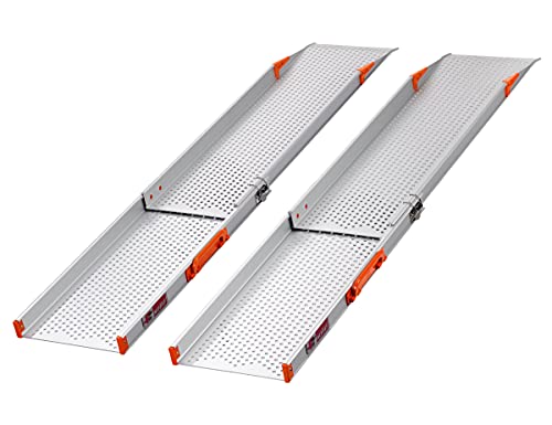 FTsolid extrabreite Teleskoprampen Teleskopschiene Rollstuhlrampe Auffahrschiene aus Aluminium für Rollstuhl, Rollator oder Kinderwagen, Auffahrrampe für Treppen, Rampe FTsolid extrabreite Teleskoprampen Teleskopschiene Rollstuhlrampe Auffahrschiene aus Aluminium für Rollstuhl, Rollator oder Kinderwagen, Auffahrrampe für Treppen, Rampe von FTsolid