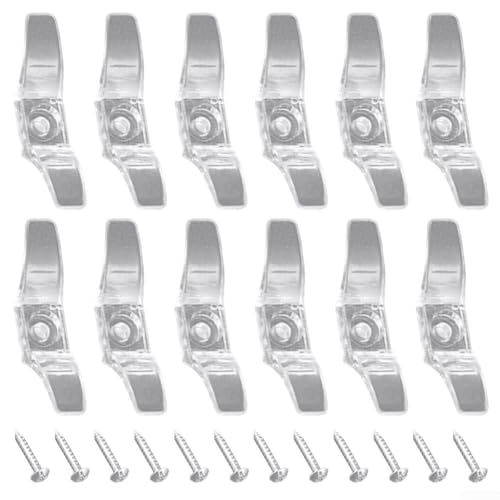 12er Set Schnurhalter für Jalousien, starke Installation mit Schrauben, entworfen für Kindersicherheit und Funktionalität 12er Set Schnurhalter für Jalousien, starke Installation mit Schrauben, entworfen für Kindersicherheit und Funktionalität von FUANA