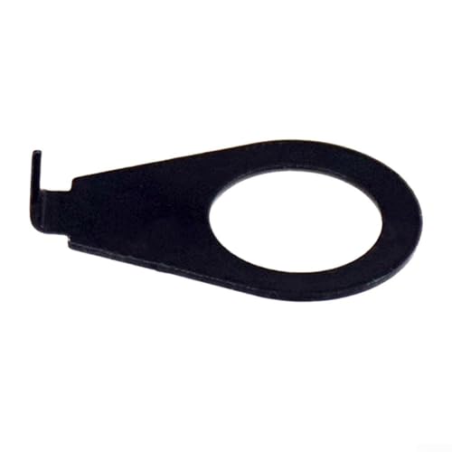 4 Gitarrenknöpfe mit Zeigerplatten für E-Gitarren Blinkerscheiben Set (schwarz) von FUANA