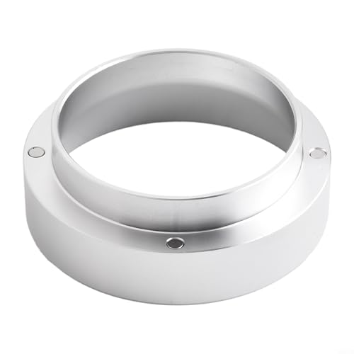 49 mm - magnetisch - Kaffeedosierung - für Ring aus Aluminiumlegierung Siebträger Dosierung für Ring für Brühschale Pulverkorb Siebträger (Silber) von FUANA
