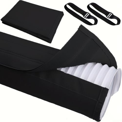 Abluftschlauch-Isolierabdeckung für Komfort und verbesserte Klimaanlagenleistung (schwarz) von FUANA