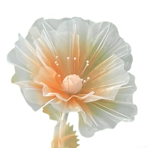 Atemberaubende künstliche Seidenblumen-Arrangements, perfekte Größe bei 40 cm für Event-Fotografie (orange) von FUANA