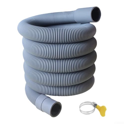 Auslaufsicherer Ablaufschlauch aus Polyethylen mit Verbindungsklemme für Luftentfeuchter und Klimaanlagen, flexible Längenoptionen (4 m)) von FUANA