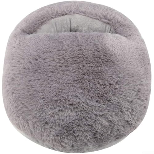 Beheiztes Fußpolster mit USB-Stromanschluss, hält Ihre Füße warm, wo auch immer Sie sind (grau) von FUANA