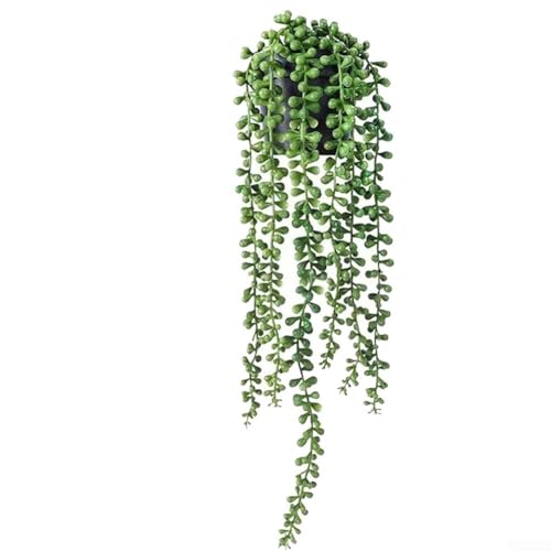 Bringen Sie die Natur mit lebensechten künstlichen Hängepflanzen, leicht zu pflegen (Tränen der Liebe) von FUANA