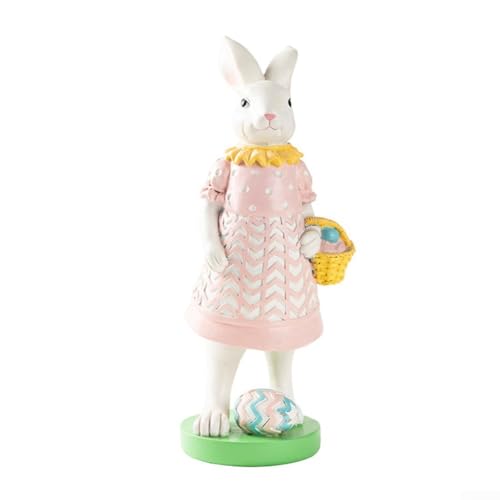 Charmante Gartenhasen-Figuren, Frühlingsdekoration für Wohnzimmer, Veranden und mehr (B) von FUANA