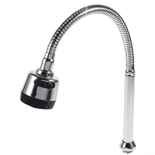 Drehbarer Wasserhahn aus Edelstahl für Küchenspüle mit 360-Grad-Rotation und anpassbaren Wasserflussoptionen von FUANA