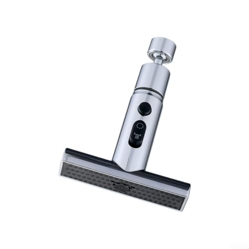 Effiziente Küchenarmaturverlängerung mit einfacher Installation und Wasserfall-Effekt (Silber) von FUANA