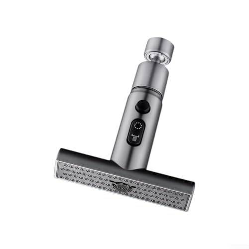 Effiziente Küchenarmaturverlängerung mit einfacher Installation und Wasserfall-Effekt (grau) von FUANA