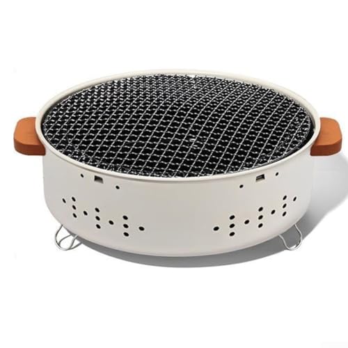 Effizienter Holzkohlegrill für direktes und indirektes Kochen, für Campingausflüge und gesellige Zusammenkünfte (B) von FUANA