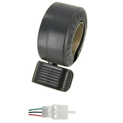 Elektroroller Gashebel 3pin Drehzahlregler mit Daumengriff für Bafang BBS01 BBS02 Mittelmotor, 2 8 Typ 3pin wasserdichte Buchse (3pin weiblich) von FUANA