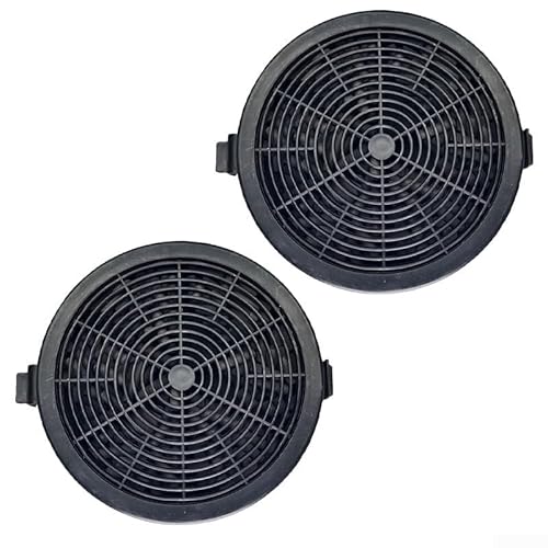 Ersatz-Filter-Set mit 2 Filtern für Küchenabzugshauben, Aktivkohle-Material zur Kontrolle von FUANA