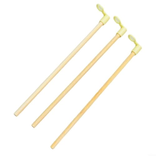 FUANA 100 Stück Laternenstangen-Laternen, Laternenmaterialien, Holz-Laternenstab, Hand-Laternenstangen, für Hochzeit, Party, Haus oder Garten, Dekorationen (22 cm) von FUANA