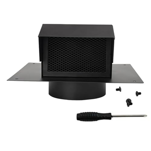 FUANA 430 Edelstahl-Dachlüftungsabdeckung, abnehmbare Dachlüftung, Badezimmer-Dachlüftung, 10,2 cm, abnehmbare Dachlüftungsabdeckung, Badezimmer von FUANA