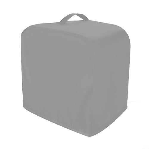 FUANA Abdeckung für Eiswürfelbereiter, strapazierfähig, wasserdicht, staubschützend, tragbar, für elektrische Eismaschinen, 33 x 43 x 38 cm (grau) von FUANA