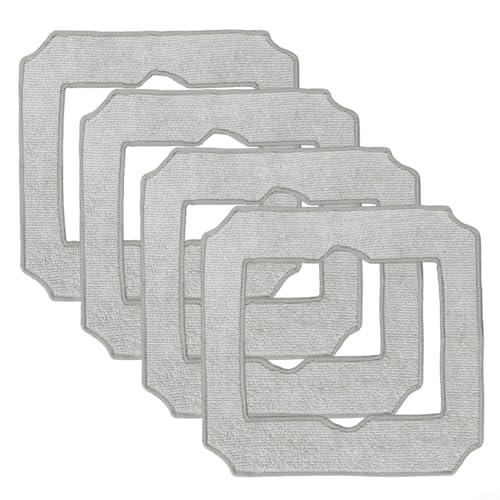 FUANA kompatibles Wischmopp-Pad-Set für Winbot Mini-Fensterreinigungsroboter, professionelle Mikrofasertuch-Ersatzteile (4 Stück) von FUANA