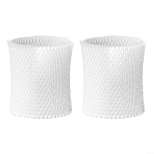FUANA Ersatzfilter für Luftbefeuchter, 8-lagiges Netz-Design, Wasseraufnahme-System für Nachttisch und Kinderzimmer, Luftfeuchtigkeitskontrolle (2 Stück) von FUANA