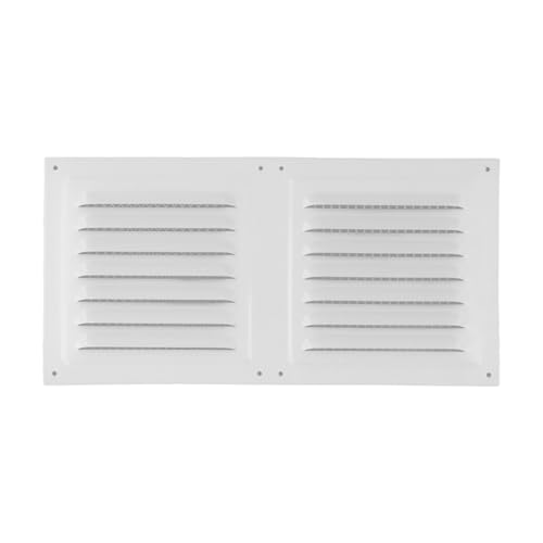 FUANA Luftstromgitter, Luftstrom-Entlüftungsabdeckung, effiziente Belüftung, zuverlässige Luftstromkontrolle, Edelstahlmaterial, 300 x 150 mm von FUANA