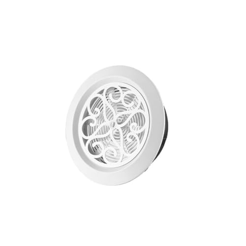 FUANA Rundes Lüftungsgitter Lüftungsgitter Lüftungsabdeckung Entlüftungsabdeckung Luftauslass Frische ABS Einstellbares Luftvolumen Innenlüftungsschlitze von FUANA