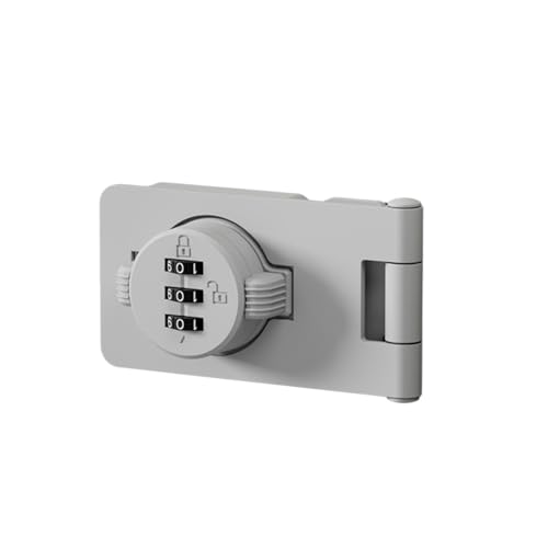 FUANA Schlüsselloses Schrankschloss für Türen, 3 digitale Zahlenschloss mit Passwort-Anzeige-Hardware von FUANA