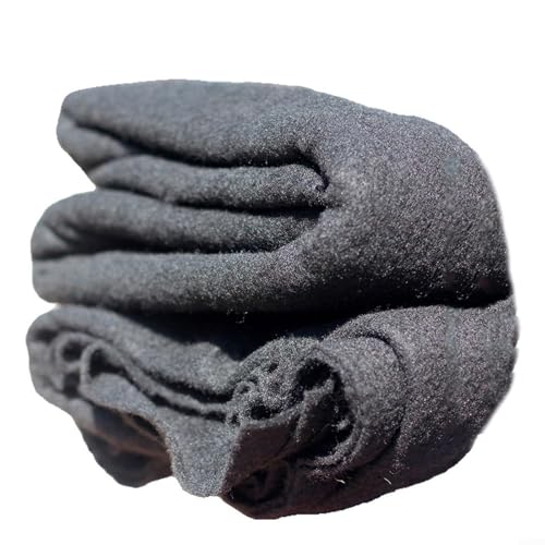 FUANA Teichfolie Schutzunterlage schwarz Vlies Geotextil Gewebefolie für Garten Fisch Teich Landschaftsbau Barriere gegen Felsen Wurzeln 1,5 x 2 m 2 x 2 m 2 x 3 m (2 x 3 m) von FUANA