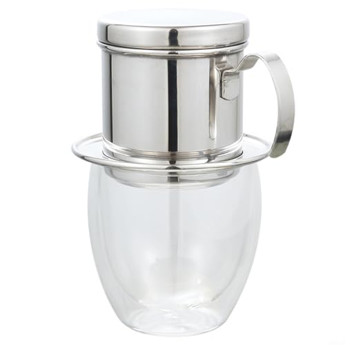 FUANA Vietnamesischer Kaffeefilter Mesh Drip Edelstahl Kaffeemaschine Mokka Dripper Pot von FUANA