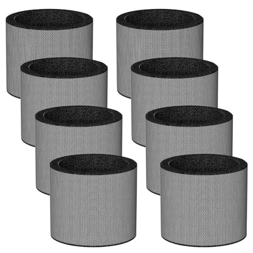Für Skuttle A041725034 Luftbefeuchter-Filter-Ersatz, passend für HE120, 2/4/8 Stück für verbesserte Feuchtigkeitsverteilung (8 Stück) von FUANA