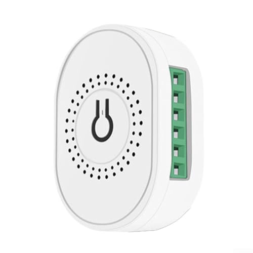 Für Zigbee Smart Lichtschalter für 2-Wege-Steuerung, kein neutraler Draht erforderlich, kompatibel mit und Sprachsteuerung (weiß) von FUANA