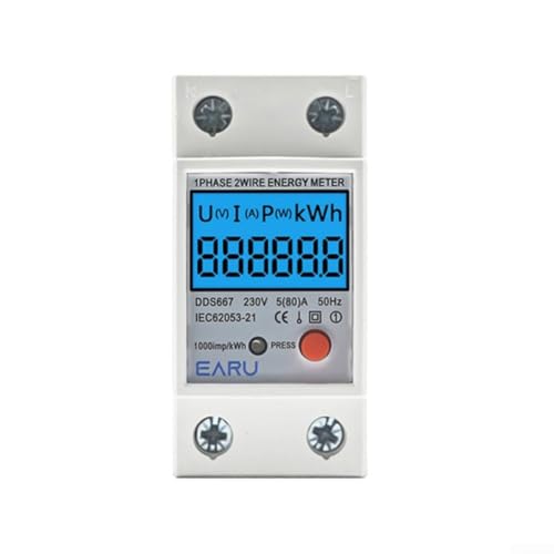 Innovatives einphasiges LCD-Energiemessgerät mit benutzerfreundlicher Schnittstelle und mehreren Funktionen (DDS667 220V) von FUANA