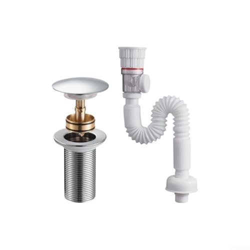 Innovatives flexibles Schlauchdesign für effizientes Abwassermanagement in Spülen (L-Weiß) von FUANA