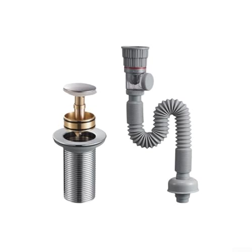 Innovatives flexibles Schlauchdesign für effizientes Abwassermanagement in Spülen (S-Grau) von FUANA