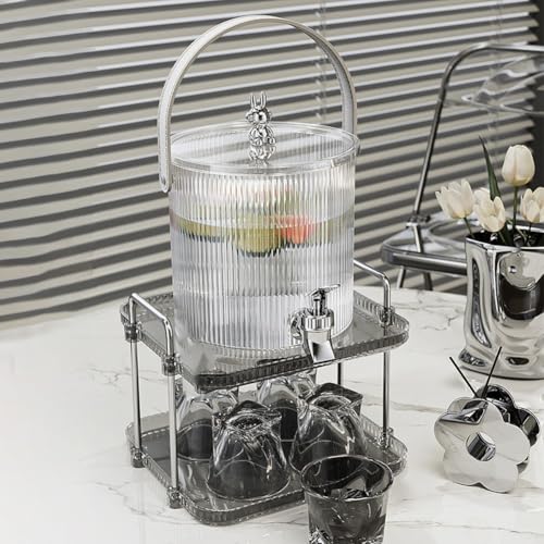 Kaltwasserkessel 3 5L/5L Entworfen für verschiedene Anlässe, perfekt geeignet für Kühlschrank Lagerung (Weiß 5L) von FUANA