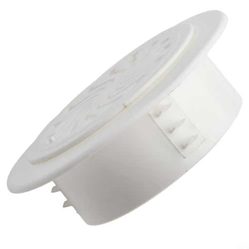 Klimaanlage Lochabdeckung Kunststoff Rosetten mit Belüftung und Wandloch Dekorative Eigenschaften Geeignet für Rollläden (80mm) von FUANA