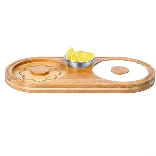 Langlebiger Cocktail-Rimmer aus Holz, perfekt für Gläser mit Rand, Glasrand-Tablett, Barkeeper-Werkzeug (B) von FUANA