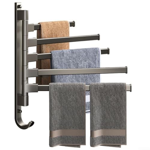 Langlebiger drehbarer Handtuchhalter aus Edelstahl für effizientes Raummanagement in Badezimmern und Küchen, bietet organisierte Aufbewahrung und einfachen Zugang zu Handtüchern Langlebiger drehbarer Handtuchhalter aus Edelstahl für effizientes Raummanagement in Badezimmern und Küchen, bietet organisierte Aufbewahrung und einfachen Zugang zu Handtüchern von FUANA