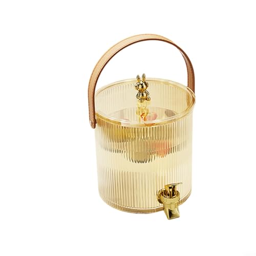 Multifunktionaler Getränkespender, 3 5 l/5 l, um Ihre Lieblingsgetränke bereit zum Servieren zu halten (Gold 3,5 l) von FUANA