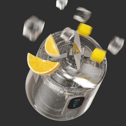 Multifunktionaler Mixer mit automatischer One-Touch-Reinigung und Motor mit hoher Kapazität für müheloses Mischen, Hacken und Pürieren (5 bis 5 A Marinegrün) von FUANA