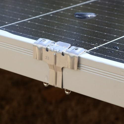 Optimieren Sie die Leistung Ihres Solarmoduls mit Edelstahl-Wasserablauf-Clips, 10 Stück (33 mm) von FUANA