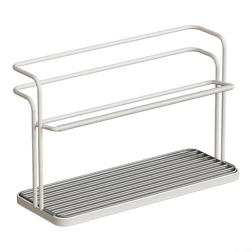Platzsparendes Abtropfgestell für Flaschen mit geneigtem Design und abnehmbarer Ablaufschale zum schnellen Trocknen von Tassen (B) von FUANA