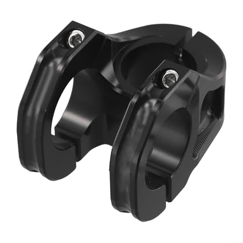 Riser Vorbau 35 mm für Mountainbikes, funktioniert mit 31 8 mm Lenker und 28 6 mm Gabel DiFor AMeter, CNC-Aluminiumlegierung (schwarz) von FUANA