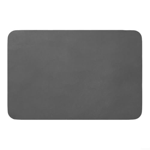 Schnell trocknende Badematte aus Polyurethan mit rutschfester Gummi-Unterseite für sicheren Gebrauch auf rutschigen Oberflächen (60 x 40 cm) von FUANA