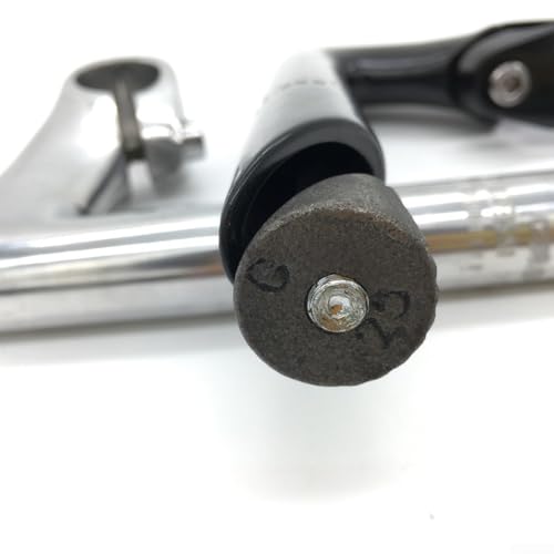 Schwanenhals-Vorbau aus Aluminiumlegierung für 25 4 mm Vordergabeln, Minus 17 Grad Winkel für idealen Fahrkomfort (schwarz) von FUANA