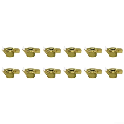 Schwimmende LED-Kerzen-Set, 12 Stück, weiche Beleuchtungsoptionen, um Ihr Heimdekor-Erlebnis zu verbessern (Schalter Gold) von FUANA